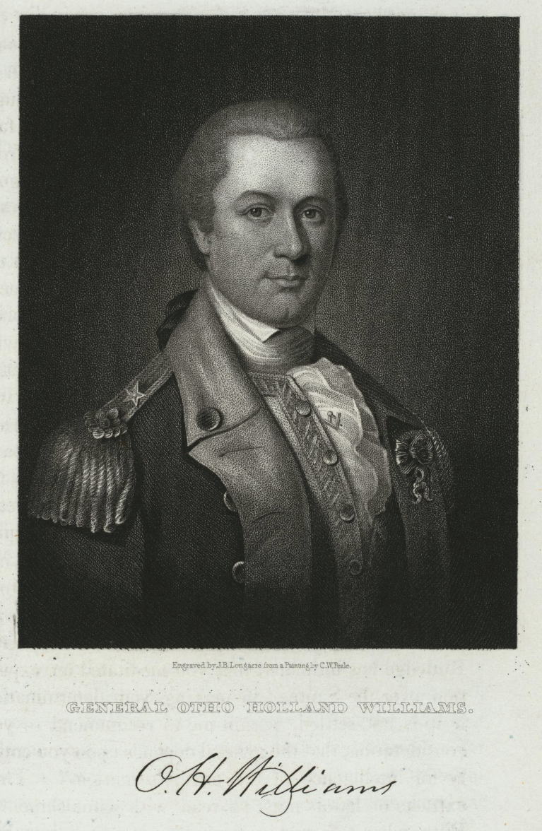 The Miriam and Ira D. Wallach Division of Art, Prints and Photographs: Print Collection, The New York Public Library. “General Otho Holland Williams.” New York Public Library Digital Collections.